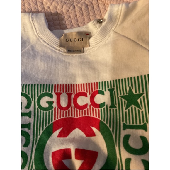GUCCI ~Baby Felted Sweatshirt - Picture 3 of 15
